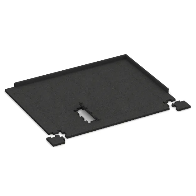 Typische Verlegung oder Einbausituation für den Artikel 4999 von WARCO - Rohová dlaždice HD, Farbton Antracit in der Abmessung 235 x 235 x 40 mm.