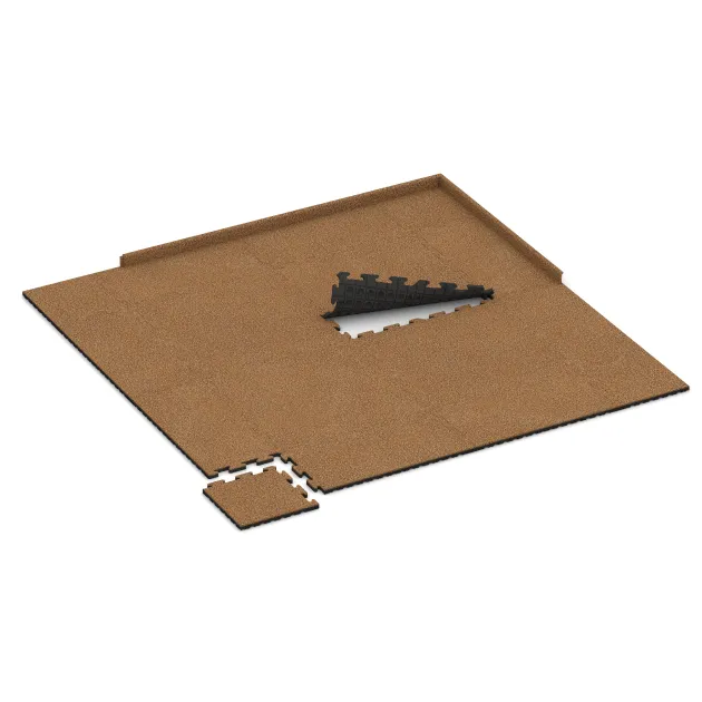 Typische Verlegung oder Einbausituation für den Artikel 5055 von WARCO - Rohová dlaždice HD, Farbton Terra Cotta in der Abmessung 485 x 485 x 30 mm.