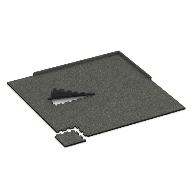 Typische Verlegung oder Einbausituation für den Artikel 5119 von WARCO - Rohová dlaždice, Farbton Tmavě šedý granit in der Abmessung 485 x 485 x 40 mm.