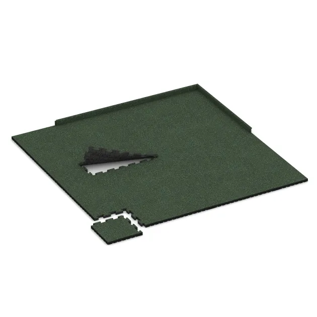 Typische Verlegung oder Einbausituation für den Artikel 5143 von WARCO - Rohová dlaždice HD, Farbton Anglický trávník in der Abmessung 485 x 485 x 40 mm.