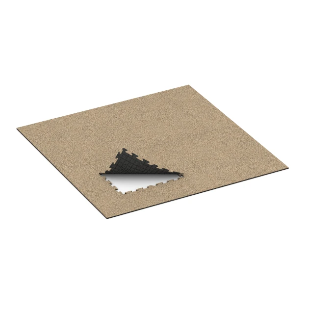 Typische Verlegung oder Einbausituation für den Artikel 0308 von WARCO - Dlaždice k bazénu, Farbton Travertin in der Abmessung 1000 x 1000 x 18 mm.