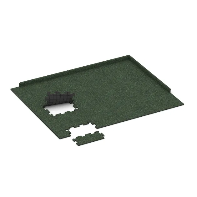 Typische Verlegung oder Einbausituation für den Artikel 4699 von WARCO - Okrajová dlaždice, Farbton Anglický trávník in der Abmessung 500 x 235 x 18 mm.