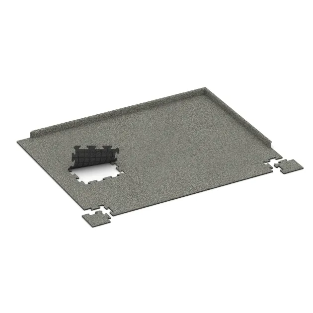 Typische Verlegung oder Einbausituation für den Artikel 4711 von WARCO - Rohová dlaždice, Farbton Šedý granit in der Abmessung 235 x 235 x 18 mm.
