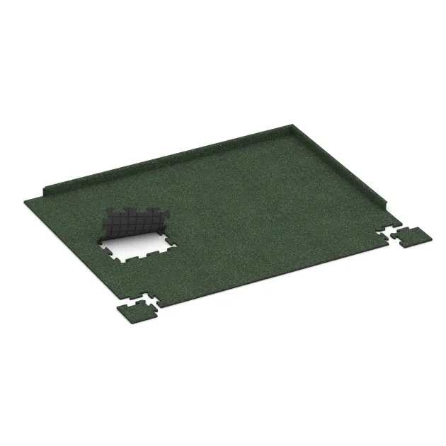 Typische Verlegung oder Einbausituation für den Artikel 4713 von WARCO - Rohová dlaždice, Farbton Anglický trávník in der Abmessung 235 x 235 x 18 mm.