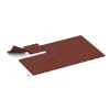 Typische Verlegung oder Einbausituation für den Artikel 3984 von WARCO - Podlahová deska pro psy, Farbton Cihlově červená in der Abmessung 500 x 500 x 40 mm.