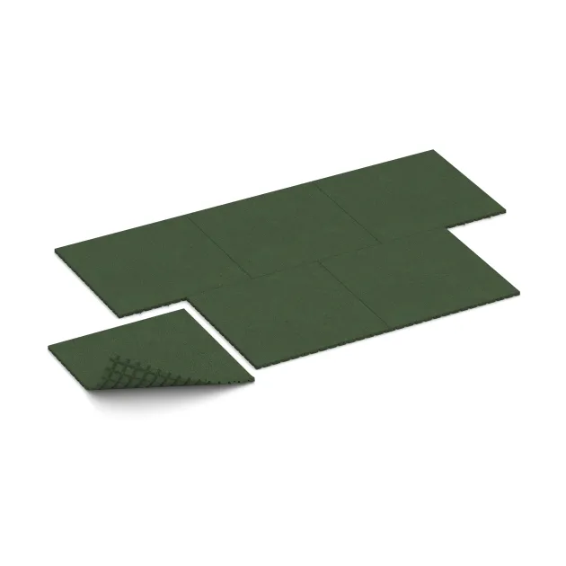 Typische Verlegung oder Einbausituation für den Artikel 3997 von WARCO - Podlahová deska pro psy, Farbton Trávově zelená in der Abmessung 1000 x 1000 x 30 mm.