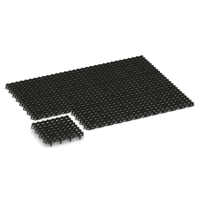 Typische Verlegung oder Einbausituation für den Artikel 5207 von WARCO - Plastová stabilizační mřížka, Farbton Matná černá in der Abmessung 47,6 × 47,6 × 4 cm | 0,226 m².