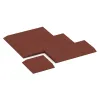 Typische Verlegung oder Einbausituation für den Artikel 0480 von WARCO - Corner tile (two chamfered sides), Farbton Cihlově červená in der Abmessung 500 x 500 x 50 mm.