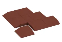 Corner tile (two chamfered sides)