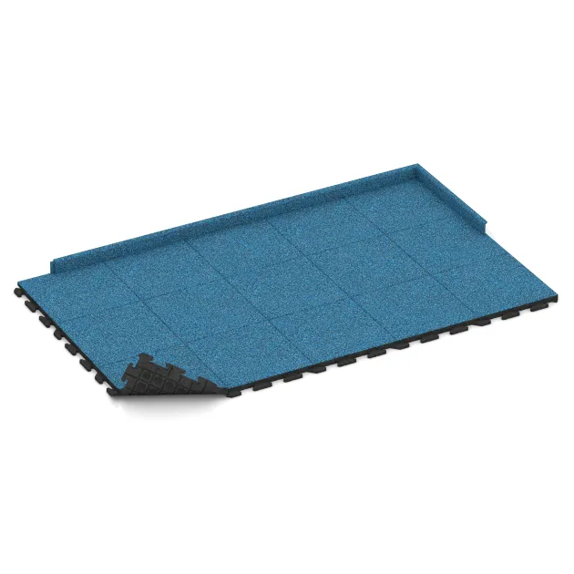 Typische Verlegung oder Einbausituation für den Artikel 1296 von WARCO - Terasa dlaždice Classic, Farbton Atlantik in der Abmessung 500 x 500 x 40 mm.