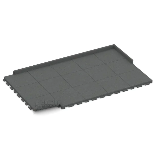 Typische Verlegung oder Einbausituation für den Artikel 1476 von WARCO - Terasa dlaždice Classic, Farbton Šedá břidlice in der Abmessung 500 x 500 x 50 mm.
