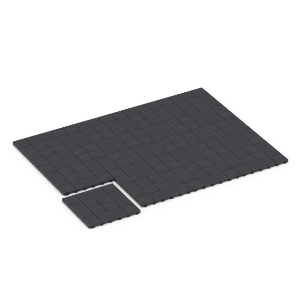 Typische Verlegung oder Einbausituation für den Artikel 6236 von WARCO - Panelový vzor – Terasové dlaždice, Farbton Břidlice in der Abmessung 38,5 x 38,5 x 2 cm.