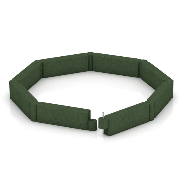 Typische Verlegung oder Einbausituation für den Artikel 2576 von WARCO - Gumový modulární blok, Farbton Travní zelená in der Abmessung 100 x 15 x 30 cm.