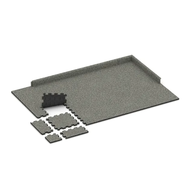 Typische Verlegung oder Einbausituation für den Artikel 5423 von WARCO - Schodová dlaždice, Farbton Šedý granit in der Abmessung 306 x 306 x 20 mm.