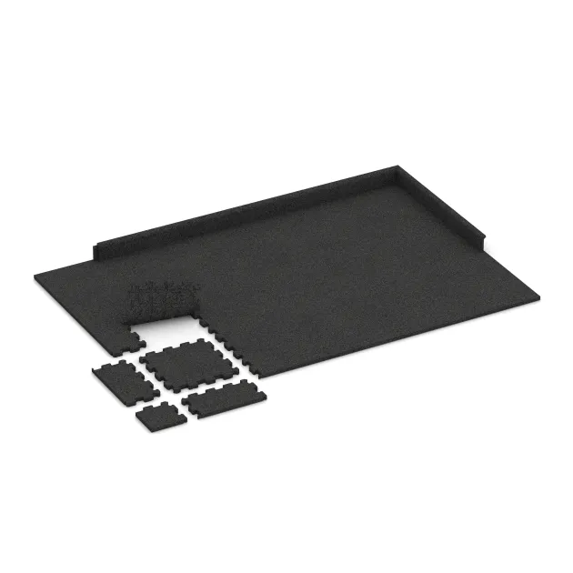 Typische Verlegung oder Einbausituation für den Artikel 5441 von WARCO - Schodová dlaždice, Farbton Antracit in der Abmessung 306 x 306 x 20 mm.