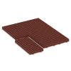 Typische Verlegung oder Einbausituation für den Artikel 6119 von WARCO - Gumová zatravňovací dlažba na dětské hřiště, Farbton Cihlově červená in der Abmessung 100 × 50 × 8 cm.