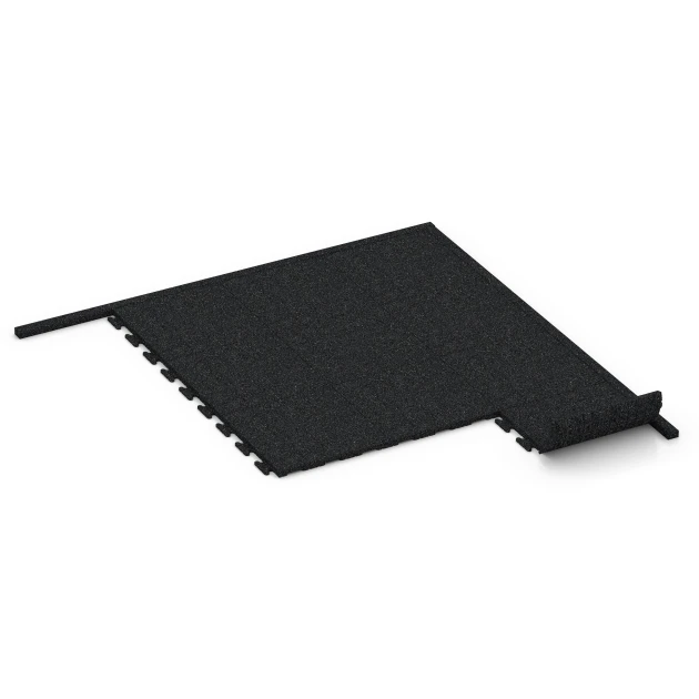 Typische Verlegung oder Einbausituation für den Artikel 3784 von WARCO - Flexibilní gumový obrubník, Farbton Antracit in der Abmessung 100 x 5 x 25 cm.