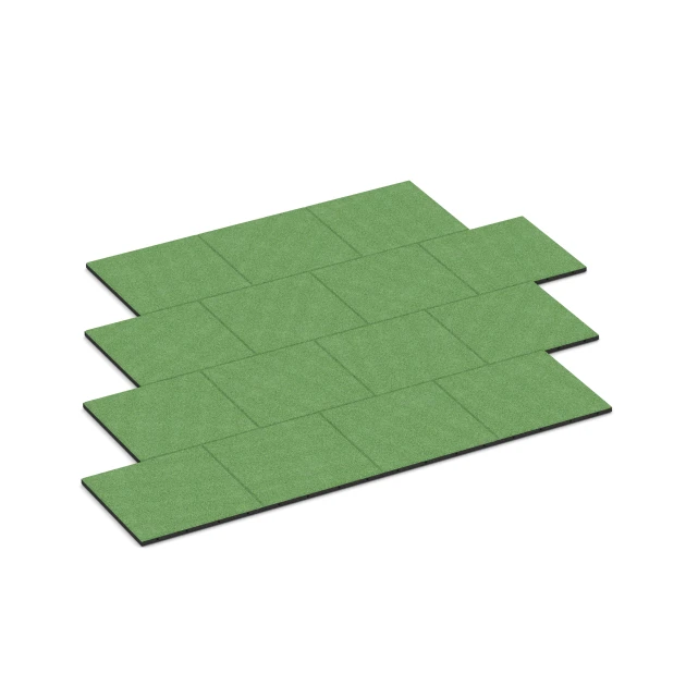 Typische Verlegung oder Einbausituation für den Artikel 6129 von WARCO - Tlumicí deska – 95 cm, Farbton Lipová zelená in der Abmessung 50 x 50 x 3 cm | 0,25 m².