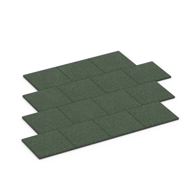 Typische Verlegung oder Einbausituation für den Artikel 6415 von WARCO - Dopadová dlaždice EPDM – 90 cm, Farbton Anglický trávník in der Abmessung 50 x 50 x 3 cm | 0,25 m².