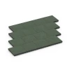 Typische Verlegung oder Einbausituation für den Artikel 6442 von WARCO - Dopadová dlažba – 210 cm, Farbton Anglický trávník in der Abmessung 50 x 50 x 7 cm.