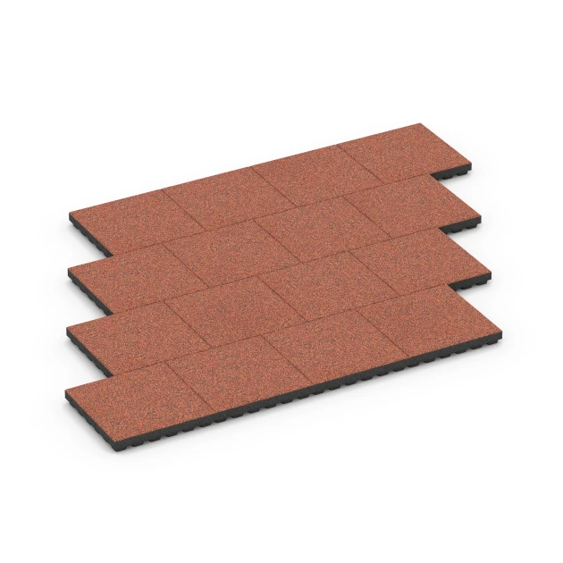 Typische Verlegung oder Einbausituation für den Artikel 6444 von WARCO - Dopadová dlažba – 210 cm, Farbton Etna in der Abmessung 50 x 50 x 7 cm.