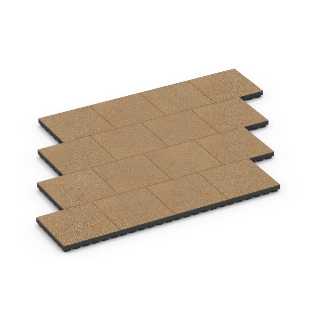 Typische Verlegung oder Einbausituation für den Artikel 6448 von WARCO - Dopadová dlažba – 210 cm, Farbton Ratan in der Abmessung 50 x 50 x 7 cm.