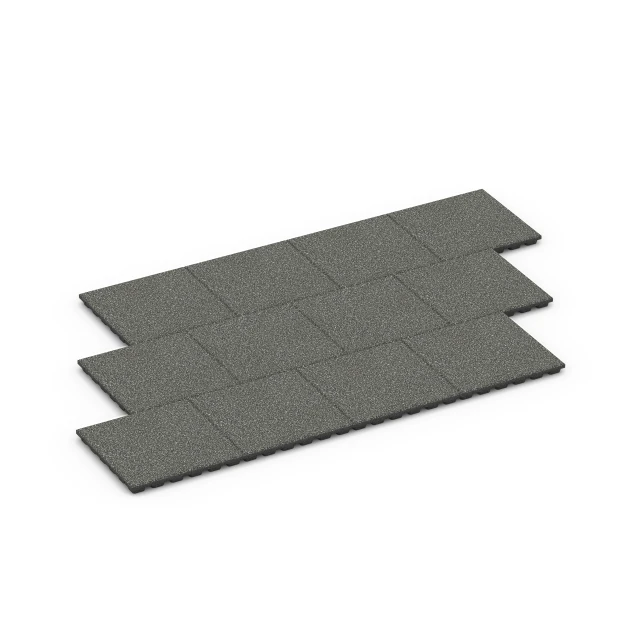 Typische Verlegung oder Einbausituation für den Artikel 6431 von WARCO - Dopadová dlažba – 160 cm, Farbton Tmavě šedá žula in der Abmessung 50 x 50 x 4,8 cm.