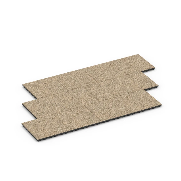 Typische Verlegung oder Einbausituation für den Artikel 6437 von WARCO - Dopadová dlažba – 160 cm, Farbton Travertin in der Abmessung 50 x 50 x 4,8 cm.