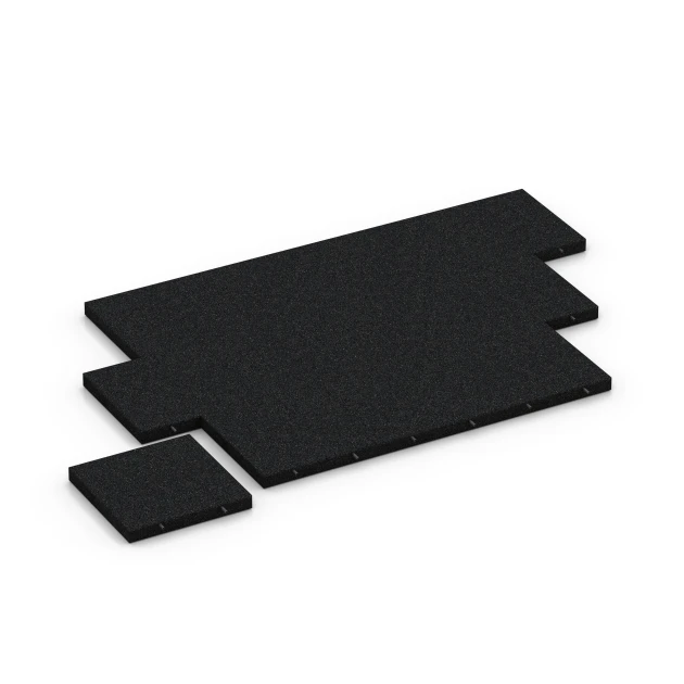 Typische Verlegung oder Einbausituation für den Artikel 6265 von WARCO - Tlumicí deska – 180 cm, Farbton Antracit in der Abmessung 50 x 50 x 6 cm.