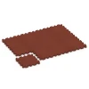 Typische Verlegung oder Einbausituation für den Artikel 6625 von WARCO - Gumová zahradní dlažba, Farbton Cihlově červená in der Abmessung 50 x 50 x 4 cm | 0,25 m².