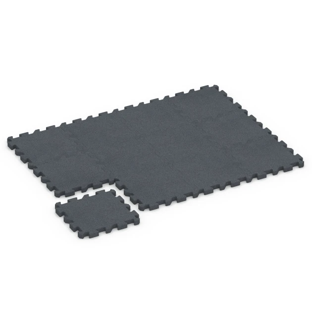 Typische Verlegung oder Einbausituation für den Artikel 6996 von WARCO - Fitness podlaha, Farbton Břidlicová šedá in der Abmessung 50 x 50 x 4 cm | 0,25 m².
