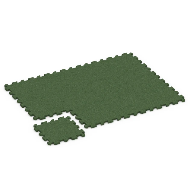 Typische Verlegung oder Einbausituation für den Artikel 6615 von WARCO - Podlaha do kotce pro psy, Farbton Travní zelená in der Abmessung 50 x 50 x 3 cm | 0,25 m².