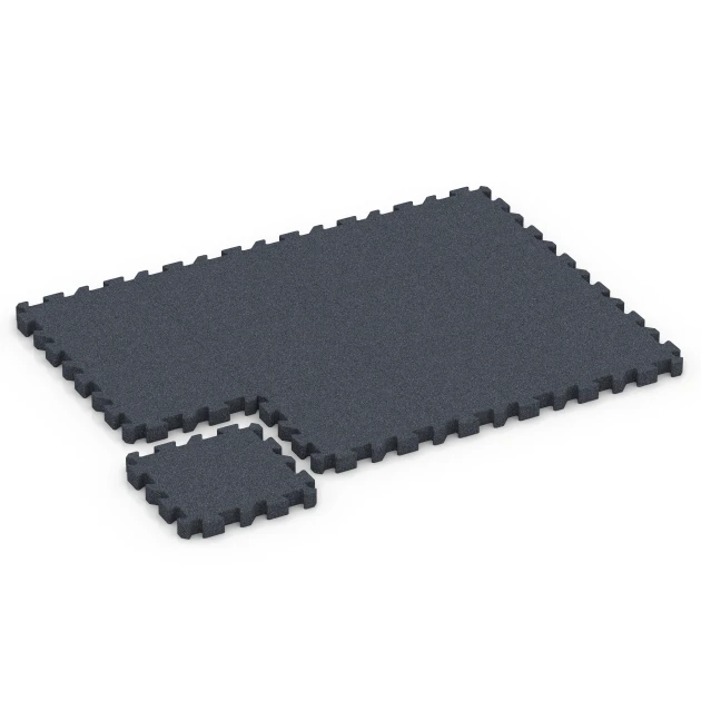 Typische Verlegung oder Einbausituation für den Artikel 6319 von WARCO - Puzzle dlaždice na dětské hřiště, Farbton Břidlicová šedá in der Abmessung 50 x 50 x 6 cm | 0,25 m².