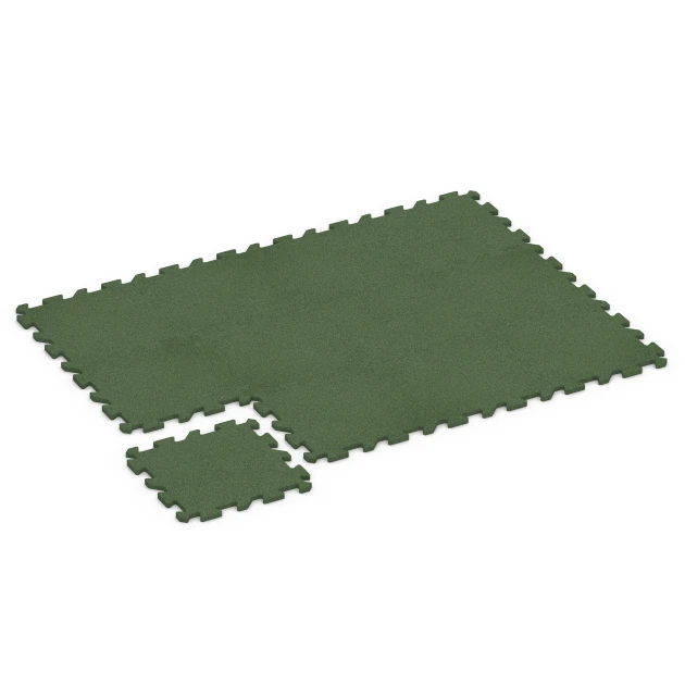 Typische Verlegung oder Einbausituation für den Artikel 6314 von WARCO - Puzzle dlaždice na dětské hřiště, Farbton Travní zelená in der Abmessung 50 x 50 x 2 cm | 0,25 m².