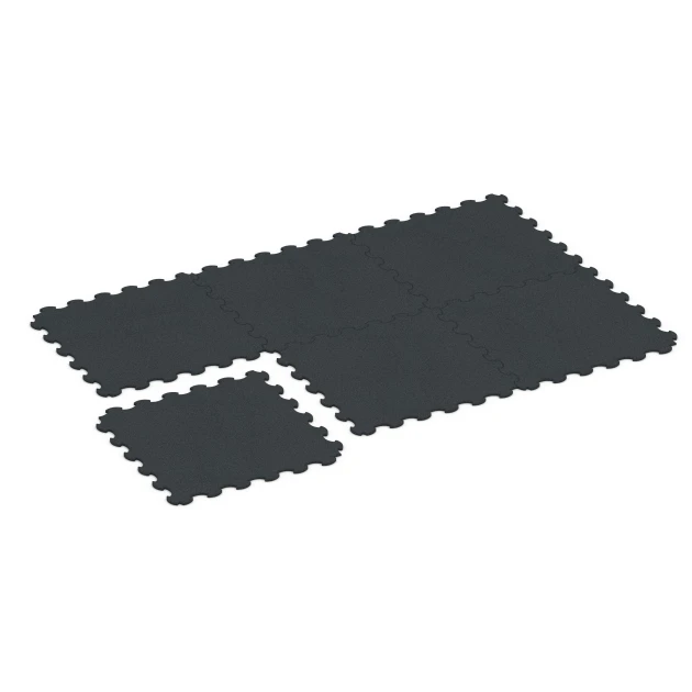 Typische Verlegung oder Einbausituation für den Artikel 6376 von WARCO - Fitness Ochranná Podložka, Farbton Antracit in der Abmessung 102,5 x 102,5 x 1,5 cm | 1,05 m².