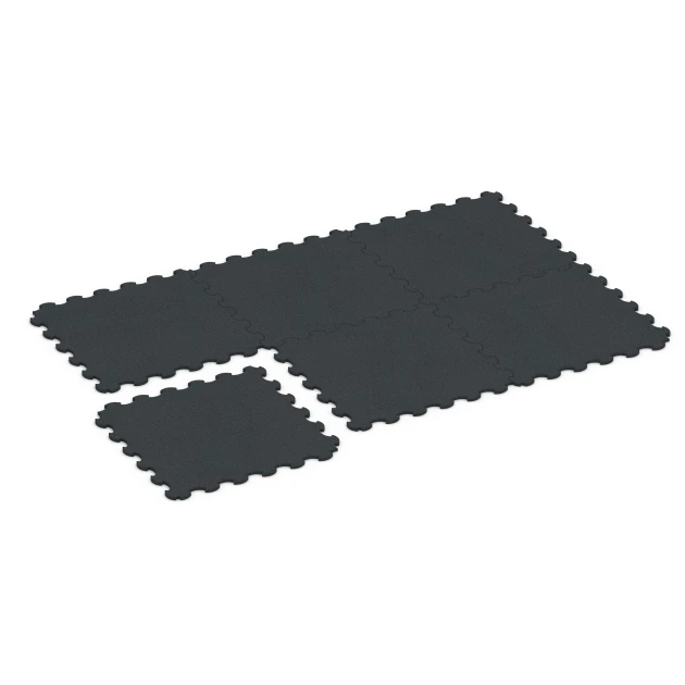 Typische Verlegung oder Einbausituation für den Artikel 6377 von WARCO - Fitness Ochranná Podložka, Farbton Antracit in der Abmessung 102,5 x 102,5 x 2 cm | 1,05 m².