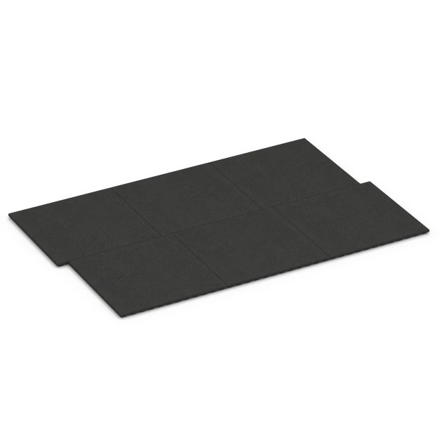 Typische Verlegung oder Einbausituation für den Artikel 6383 von WARCO - Gumová stájová rohož Komfort, Farbton Antracit in der Abmessung 100 x 100 x 4 cm | 1,00 m².