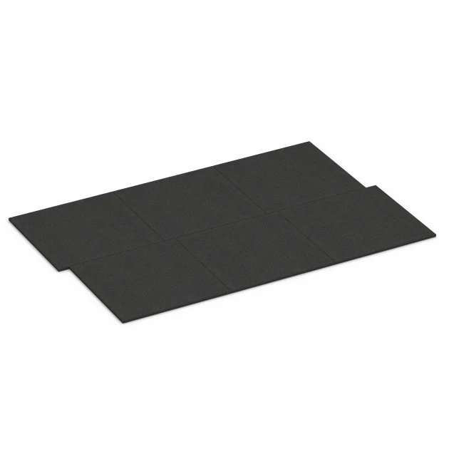 Typische Verlegung oder Einbausituation für den Artikel 6379 von WARCO - Gumová stájová rohož, Farbton Antracit in der Abmessung 100 x 100 x 3 cm | 1,00 m².