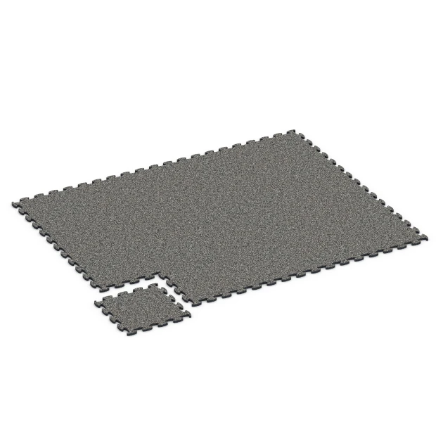 Typische Verlegung oder Einbausituation für den Artikel 6751 von WARCO - Hrací podložka, Farbton Tmavě šedá žula in der Abmessung 44,6 x 44,6 x 1,8 cm.