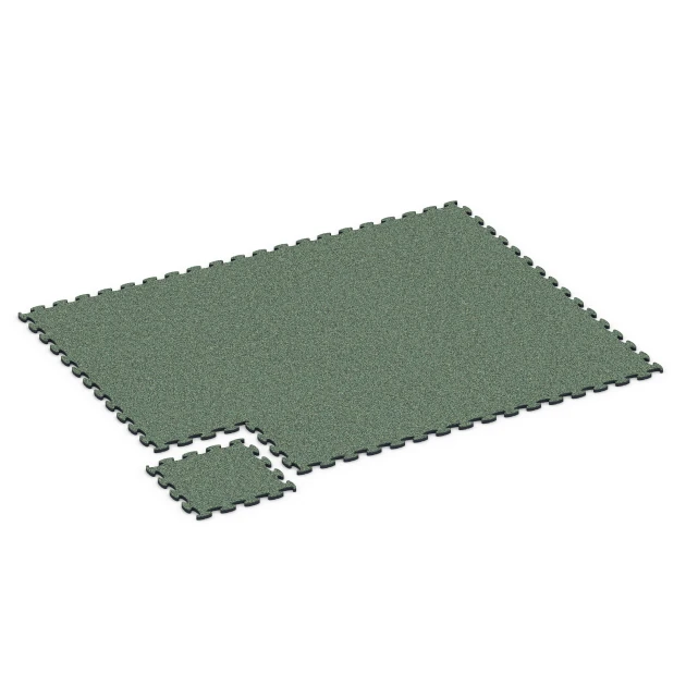Typische Verlegung oder Einbausituation für den Artikel 6897 von WARCO - Halová podlaha pro psí sport, Farbton Anglický trávník in der Abmessung 44,6 x 44,6 x 1,8 cm.