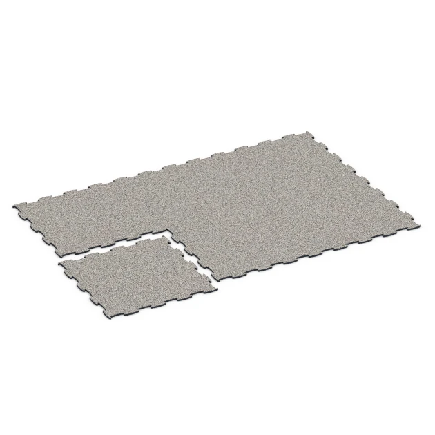 Typische Verlegung oder Einbausituation für den Artikel 6833 von WARCO - Fitness Active podlaha, Farbton Šedá žula in der Abmessung 97,1 x 97,1 × 1,8 cm.