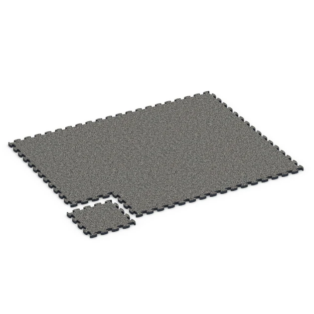 Typische Verlegung oder Einbausituation für den Artikel 6940 von WARCO - Terasová gumová dlažba, Farbton Tmavě šedá žula in der Abmessung 44,6 x 44,6 × 2,8 cm.