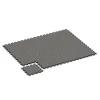 Typische Verlegung oder Einbausituation für den Artikel 6877 von WARCO - Fitness Max Floor System, Farbton Tmavě šedá žula in der Abmessung 44,6 x 44,6 × 2,8 cm.