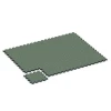 Typische Verlegung oder Einbausituation für den Artikel 6879 von WARCO - Fitness Max Floor System, Farbton Anglický trávník in der Abmessung 44,6 x 44,6 × 2,8 cm.