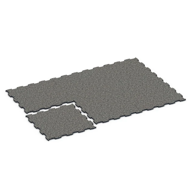 Typische Verlegung oder Einbausituation für den Artikel 6850 von WARCO - Fitness Active podlaha, Farbton Tmavě šedá žula in der Abmessung 97,1 x 97,1 x 2,8 cm.