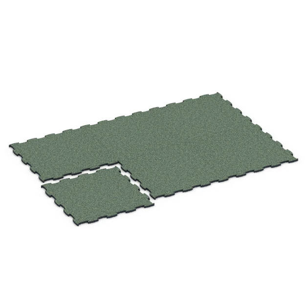 Typische Verlegung oder Einbausituation für den Artikel 6852 von WARCO - Fitness Active podlaha, Farbton Anglický trávník in der Abmessung 97,1 x 97,1 x 2,8 cm.