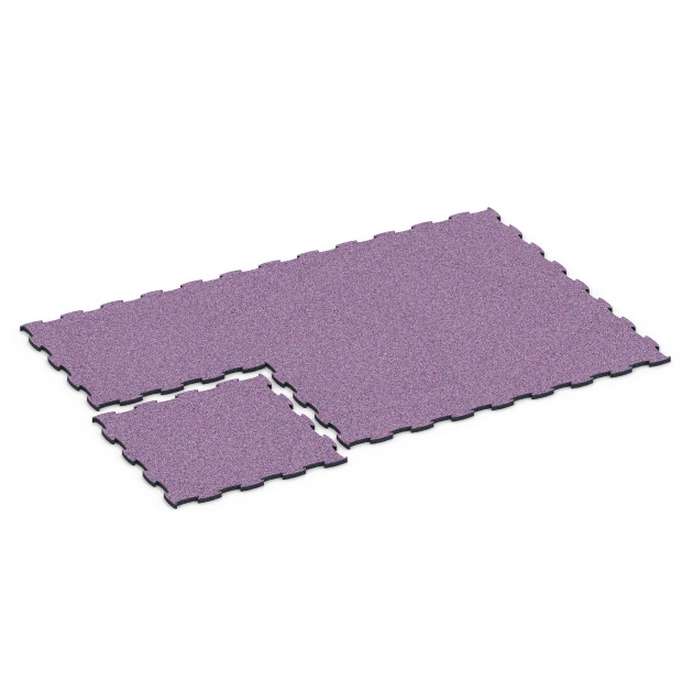 Typische Verlegung oder Einbausituation für den Artikel 6855 von WARCO - Fitness Active podlaha, Farbton Levandule in der Abmessung 97,1 x 97,1 x 2,8 cm.