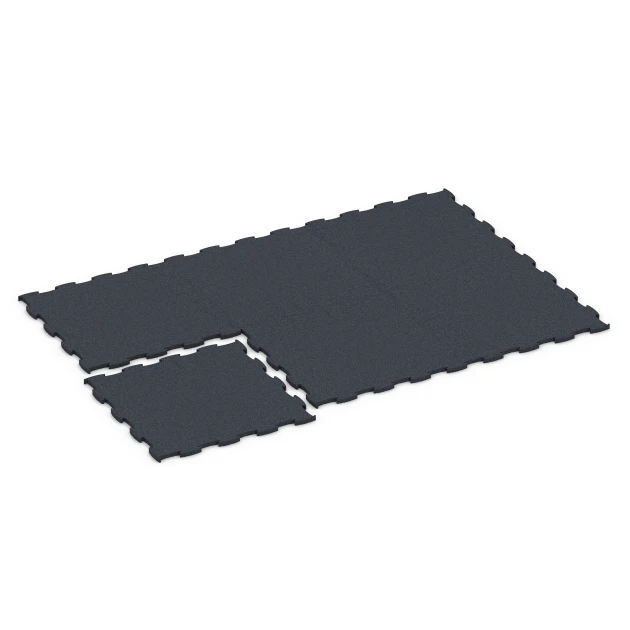 Typische Verlegung oder Einbausituation für den Artikel 6963 von WARCO - Fitness Premium sportovní podlaha, Farbton Antracit in der Abmessung 99 x 99 x 2,8 cm.