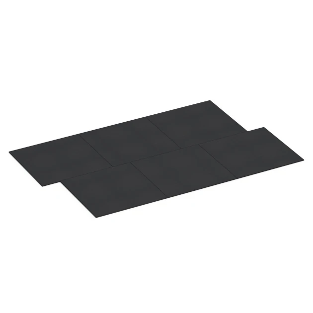 Typische Verlegung oder Einbausituation für den Artikel 7073 von WARCO - Fitness Performance Basic gumová podlaha do fitness, Farbton Antracit in der Abmessung 100 x 100 x 1,5 cm | 1,00 m².