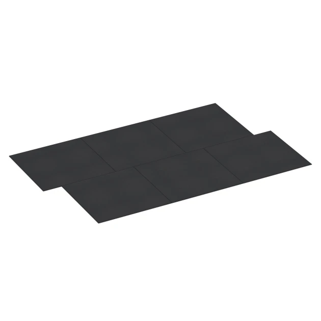 Typische Verlegung oder Einbausituation für den Artikel 7075 von WARCO - Fitness Performance Basic gumová podlaha do fitness, Farbton Antracit in der Abmessung 100 x 100 x 1 cm | 1,00 m².